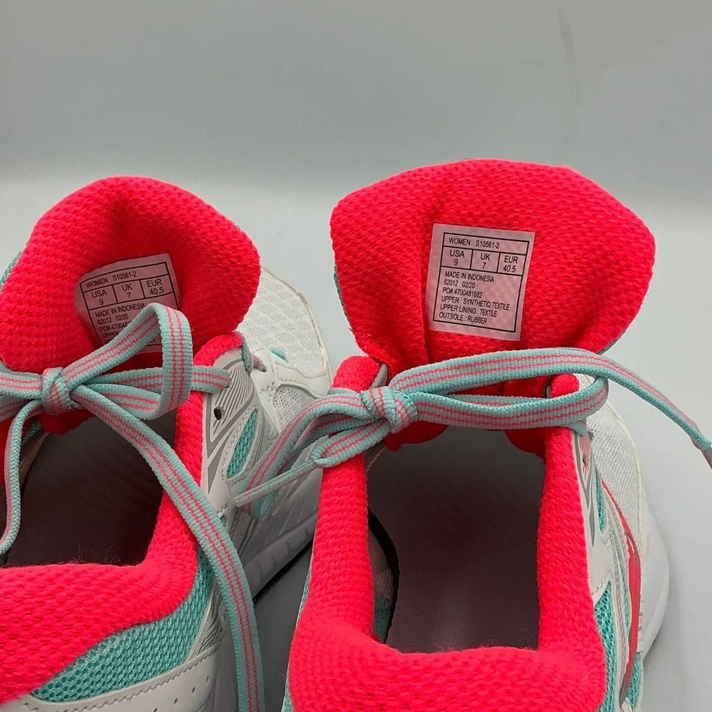 Saucony‎ Women S S20561-2 White Teal Pink Running Shoes Sneakers Size 9 NwoB